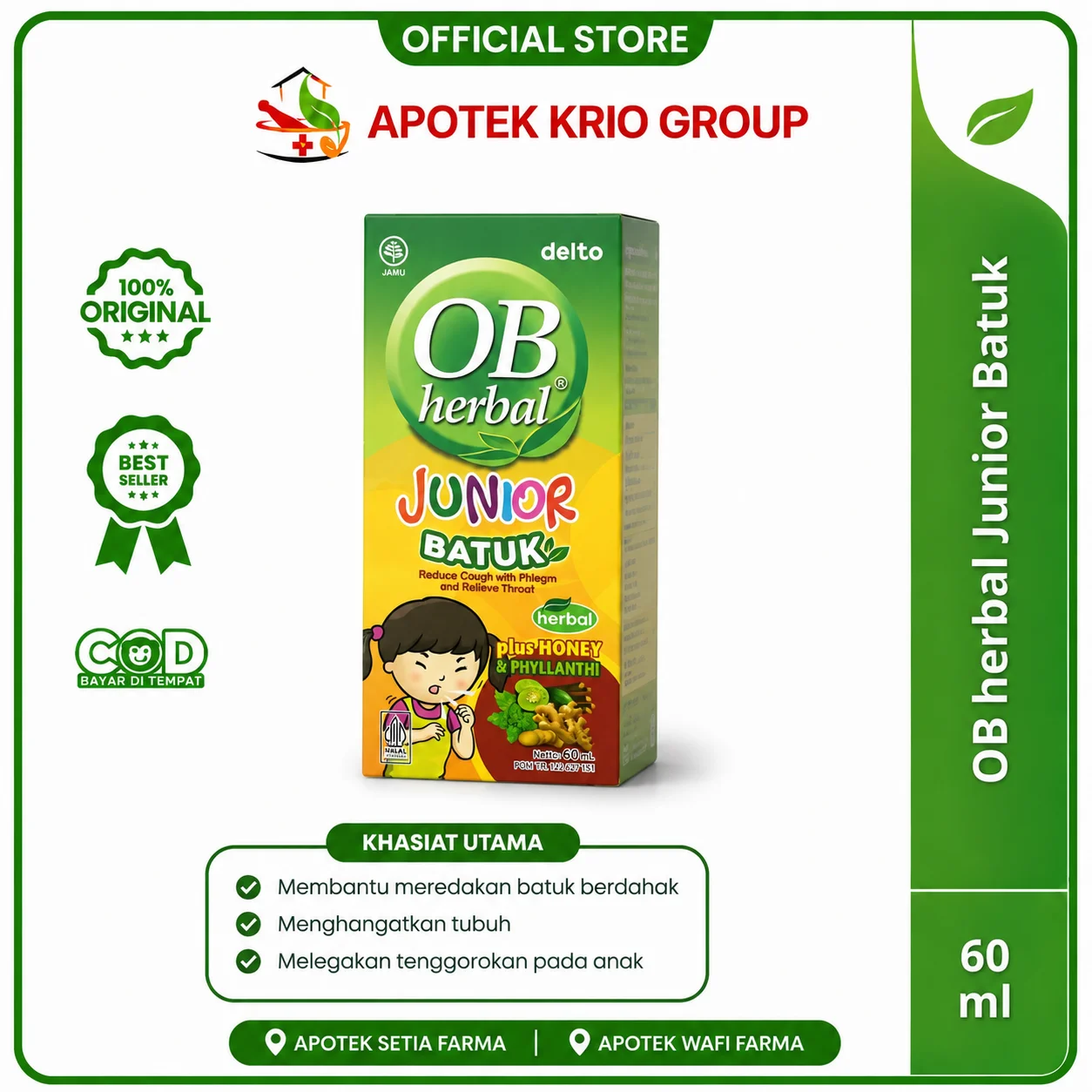 OB HERBAL KIDS 60 ML